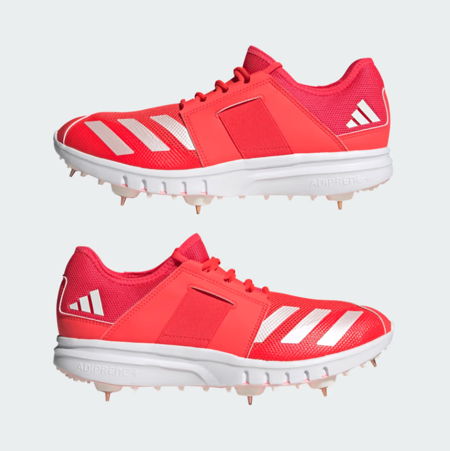 Adidas 2025 Howzat Spike Lucid Red Cricket Shoes