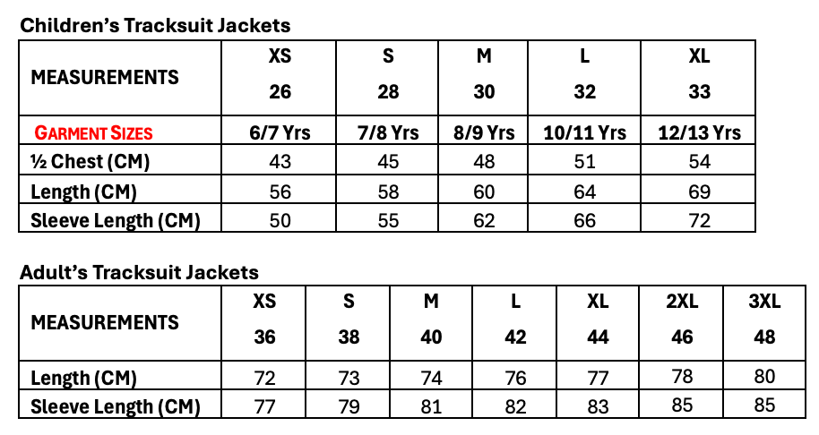 2025/26 DHJ Tracksuit Jacket