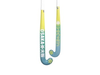 Osaka Mid Bow GF Blue-Lime Hockey Stick