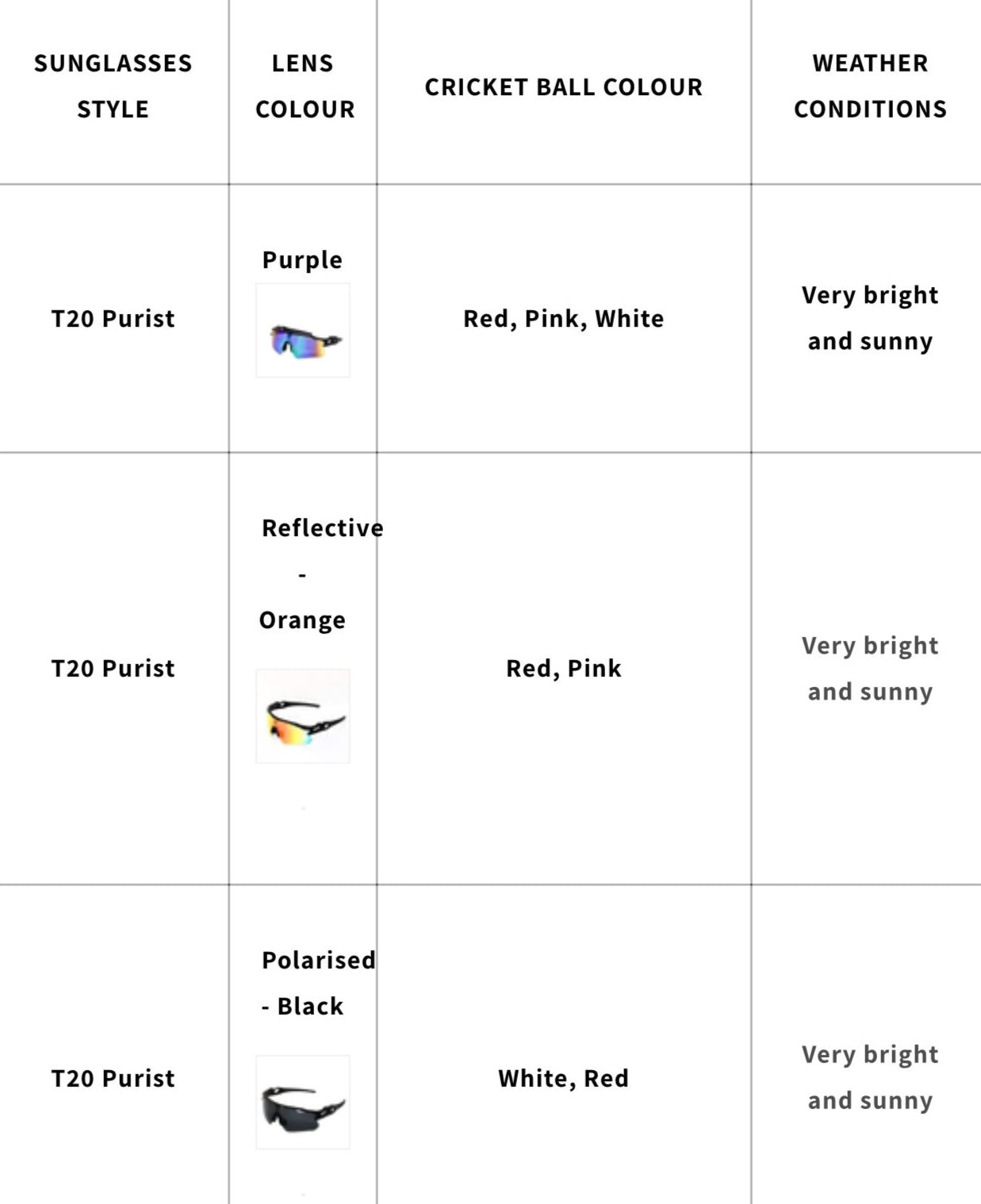 T20 MAX Purist Sunglasses