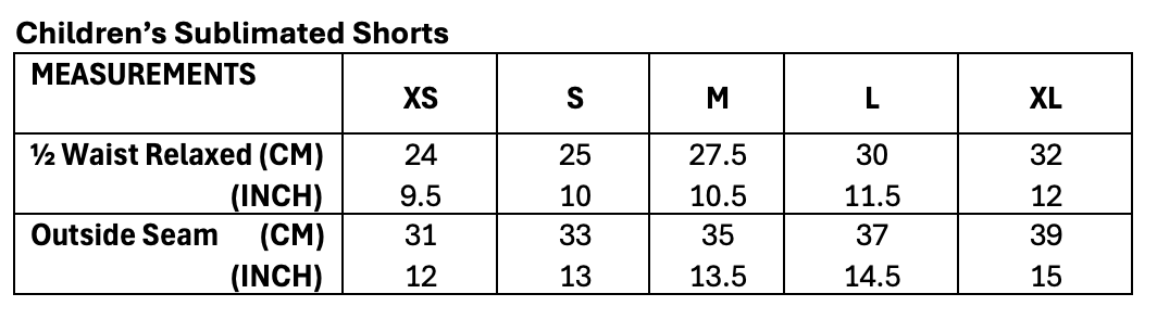 2025/26 DHJ Sublimated Shorts