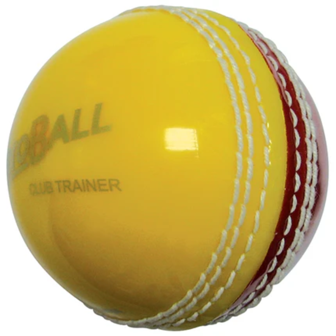 Aero Red/Yellow Club Trainer Cricket Ball