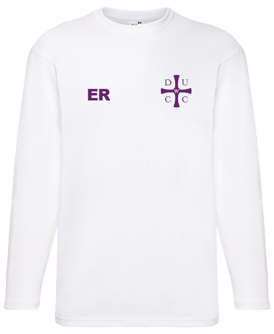 DUWCC White Long Sleeve Top