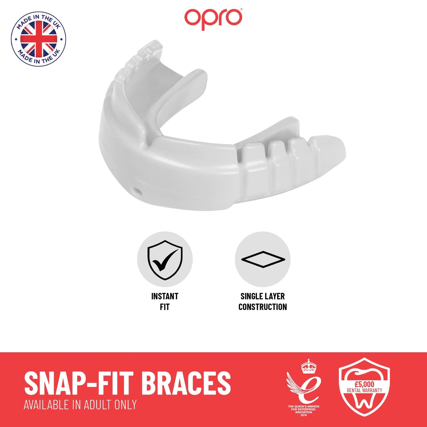 OPRO Snap Fit BRACES Mouthguard