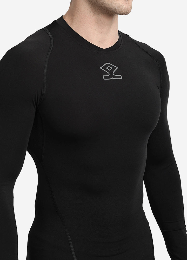 Shrey Intense Baselayer Long Sleeve Top - Black