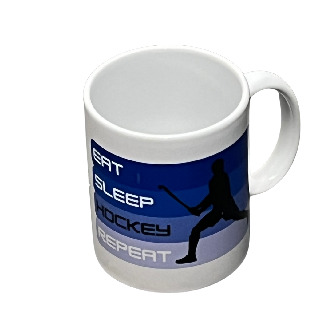 Eat Sleep Hockey Repeat Mug