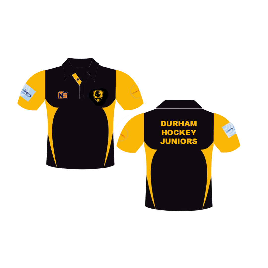 2026/27 DHJ Sublimated BLACK Polo Shirt