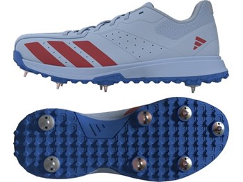 Adidas 2026 Howzat Spike Crystal Sky Cricket Shoes