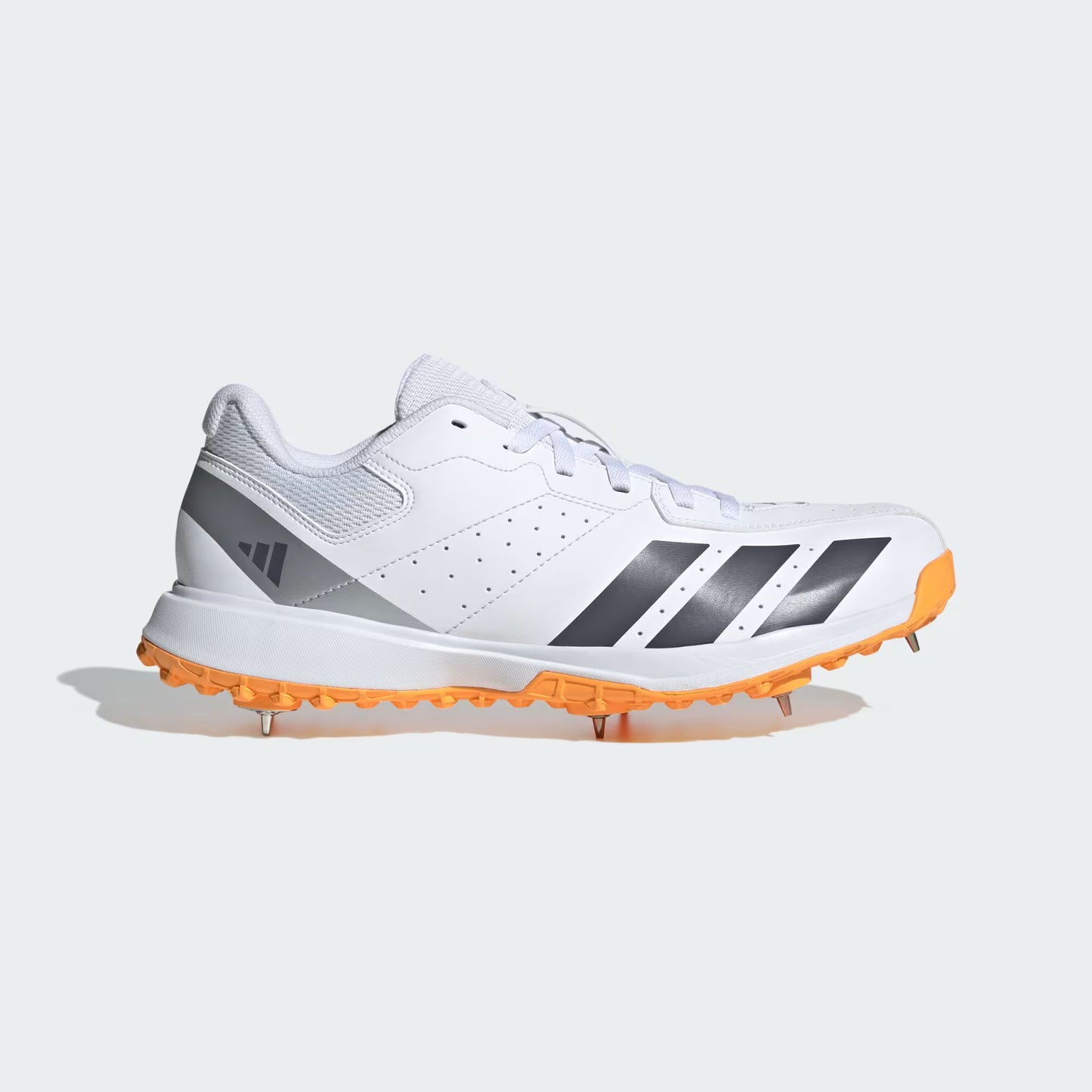 Adidas 2026 Howzat Spike White Cricket Shoes