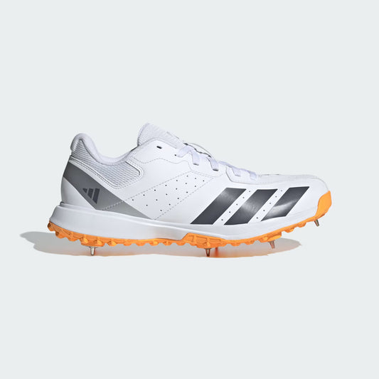 Adidas 2026 Howzat Spike White Cricket Shoes