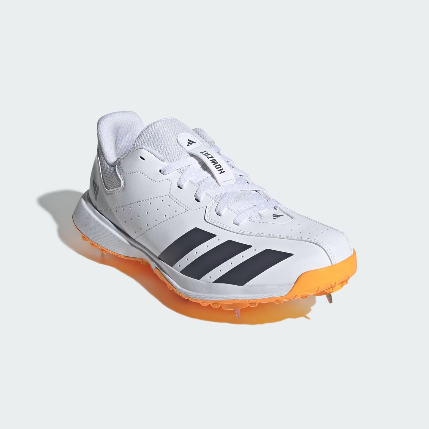 Adidas 2026 Howzat Spike White Cricket Shoes