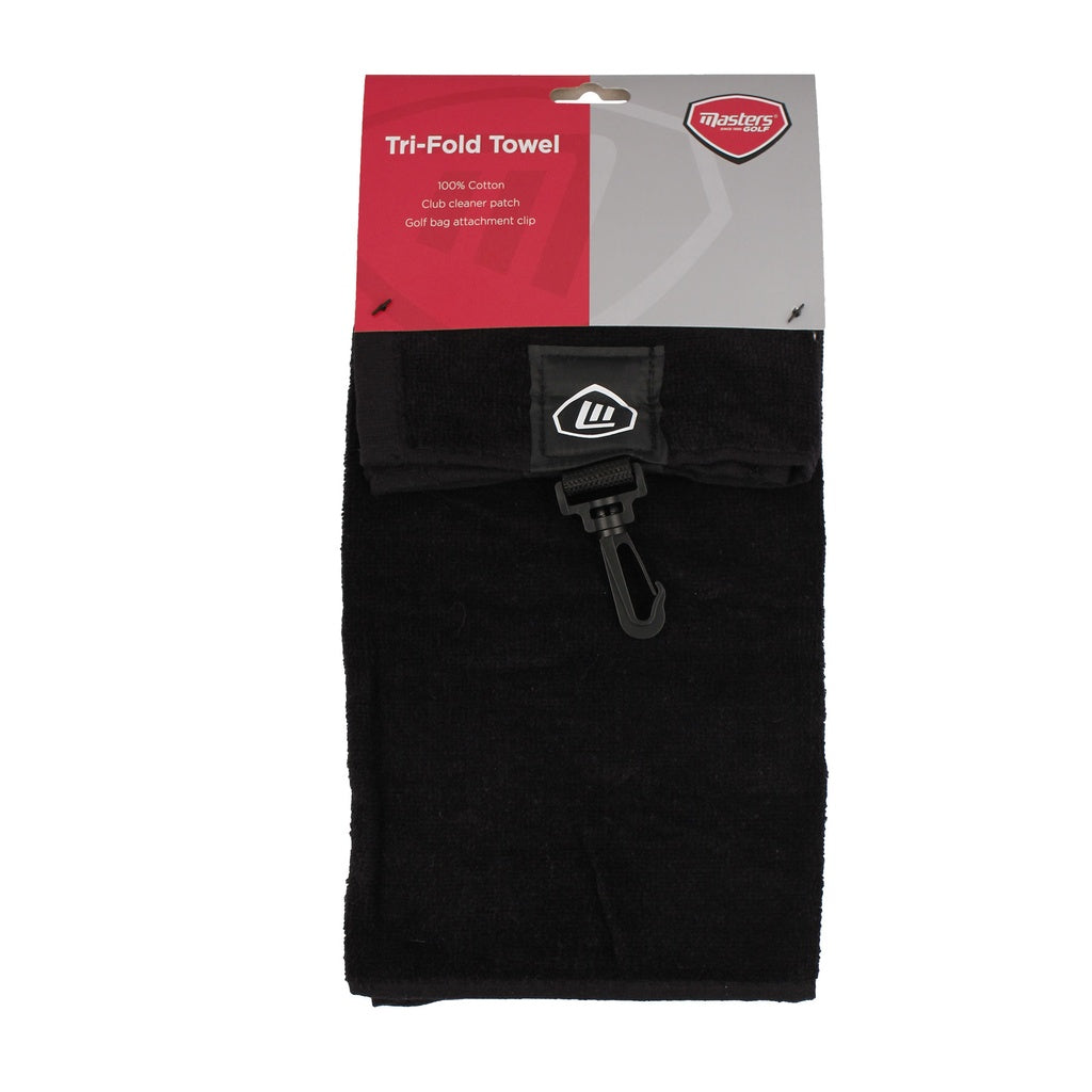 Masters Tri-Fold Towel Black