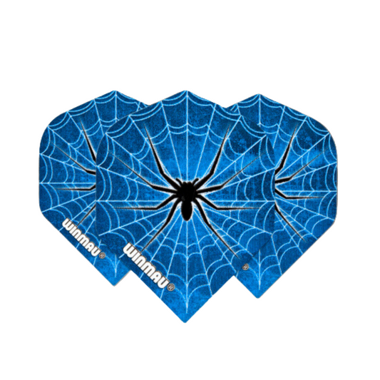 Winmau Mega Standard Dart Flights -Blue Spider