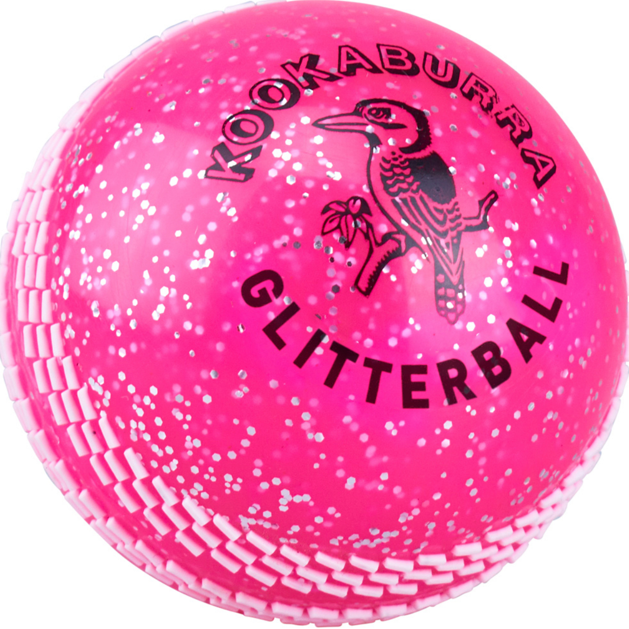Kookaburra Pink Glitter Ball