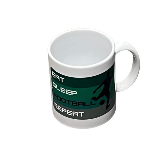 Eat Sleep Football Repeat Mug