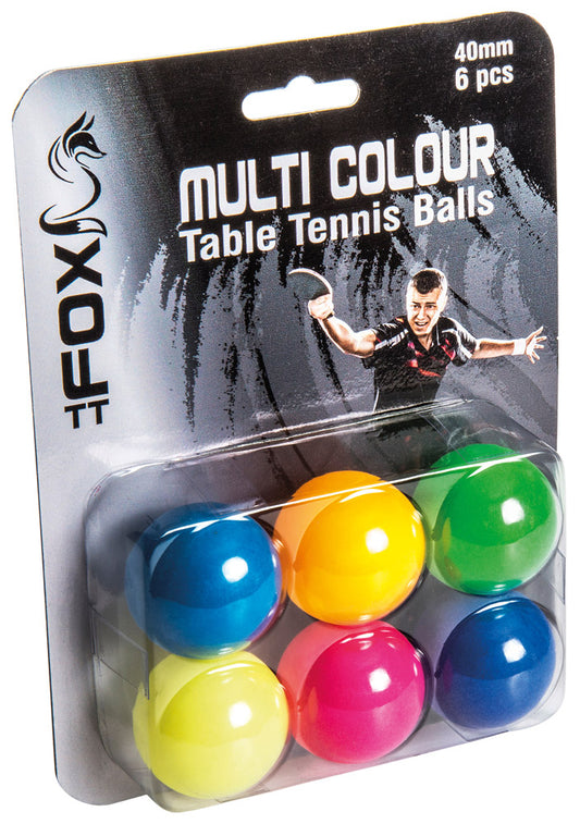 Fox Coloured TT Balls (6pk)